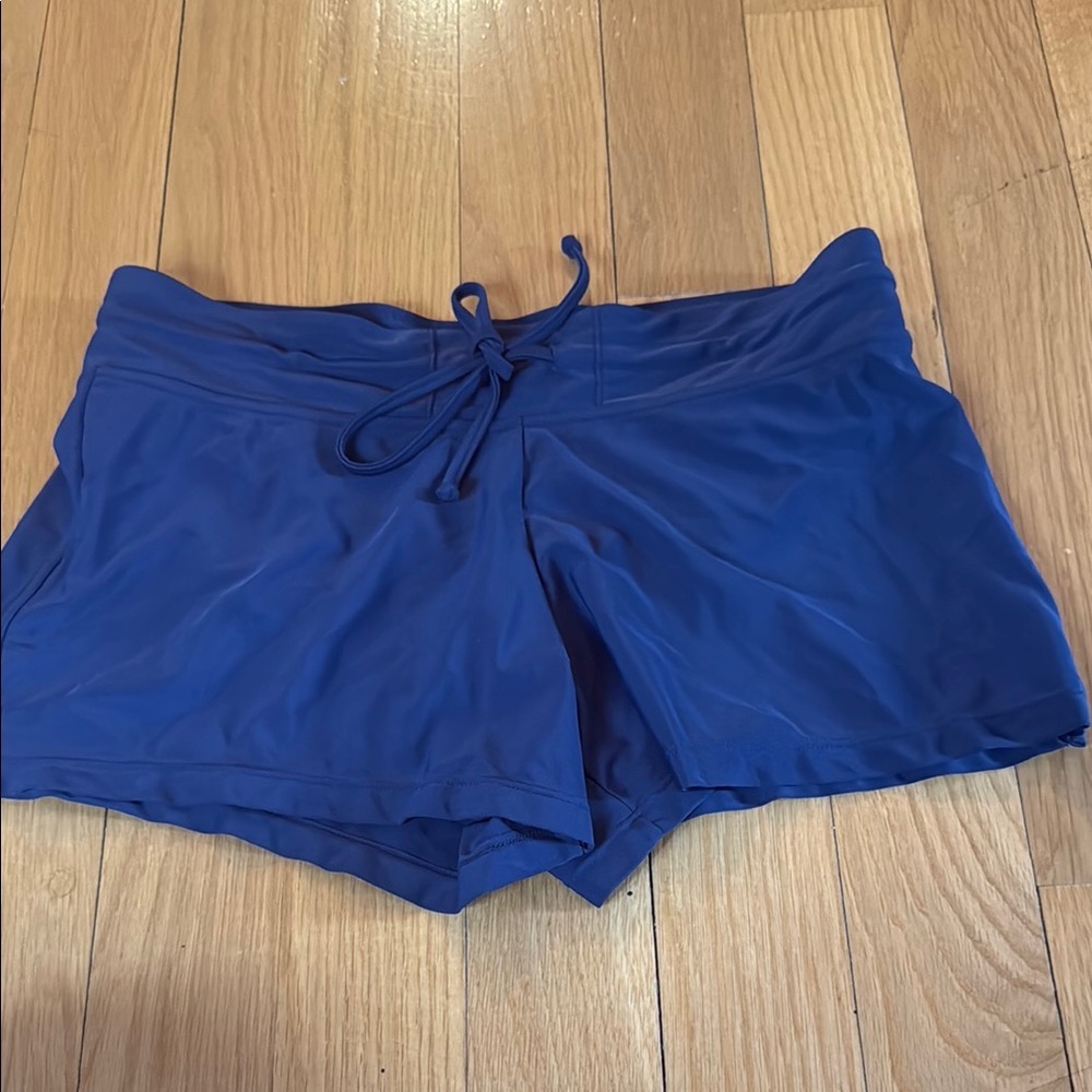 Kona sol women’s blue swim short size small .